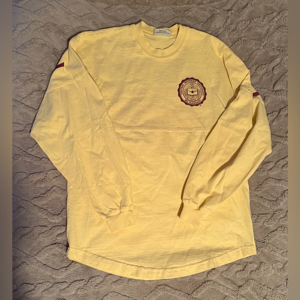 Central Michigan University Yellow Long Sleeve Women’s Shirt